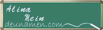 Alina Mein Visitenkarte